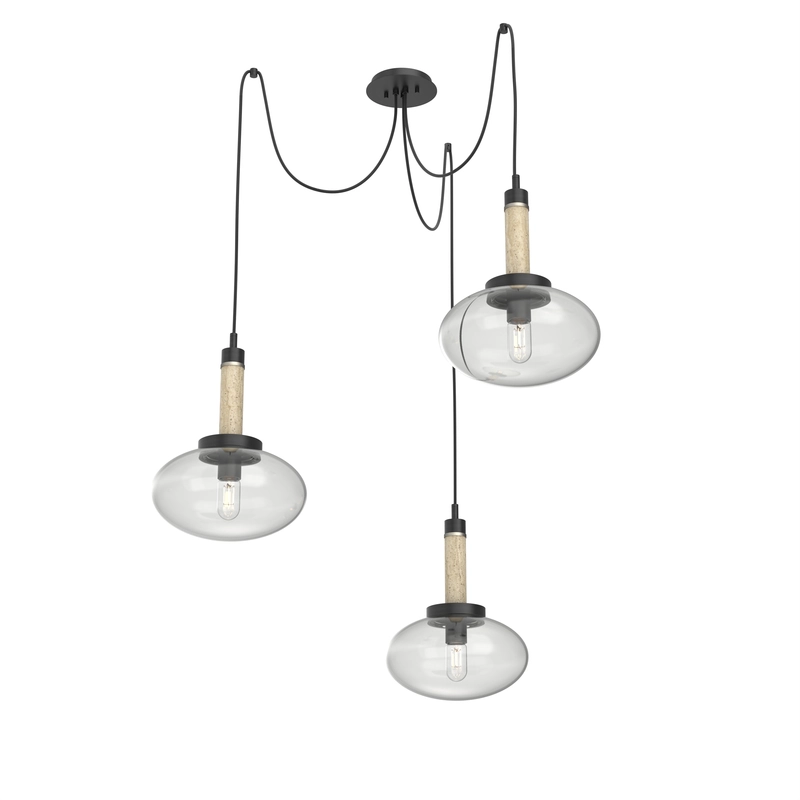Mono 3-Light Swag Chandelier