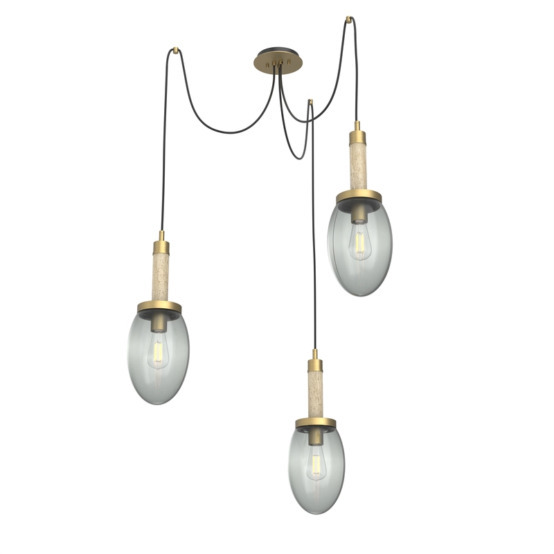 Como 3-Light Swag Chandelier