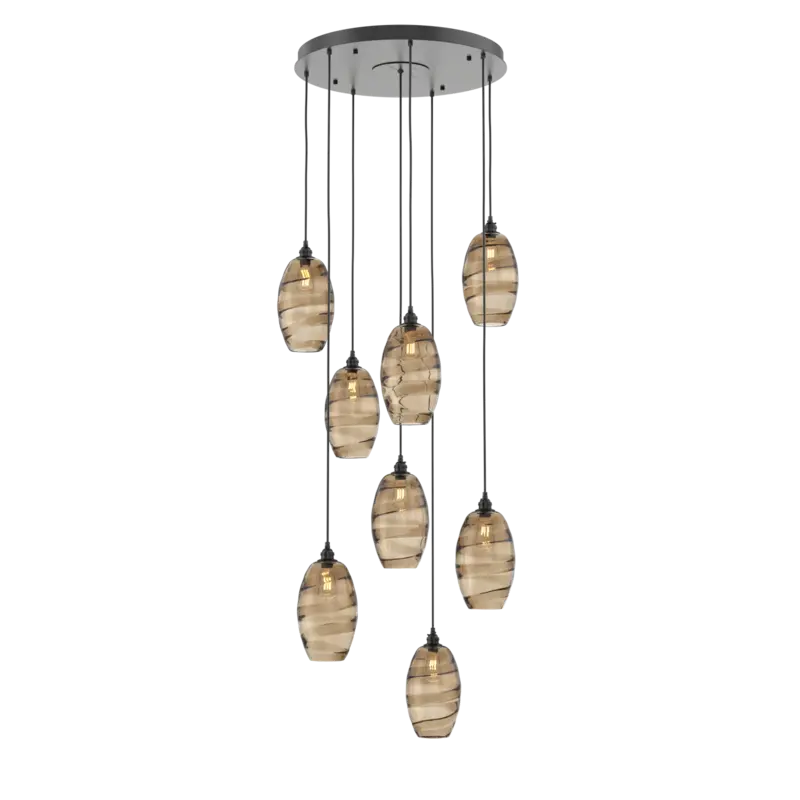 Ellisse Round Pendant Chandelier