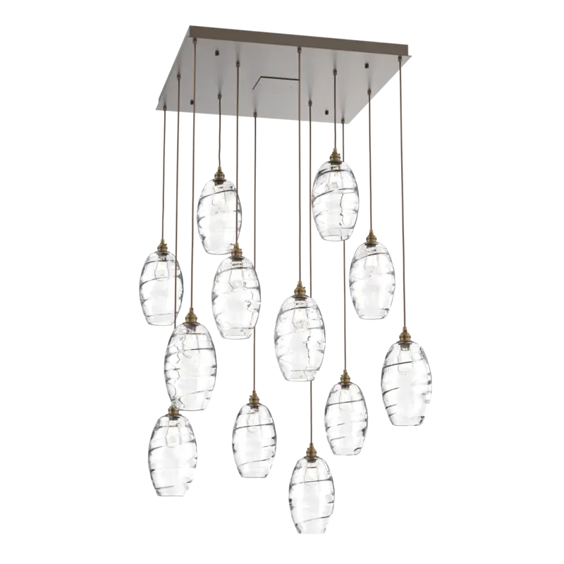 Ellisse Square Pendant Chandelier