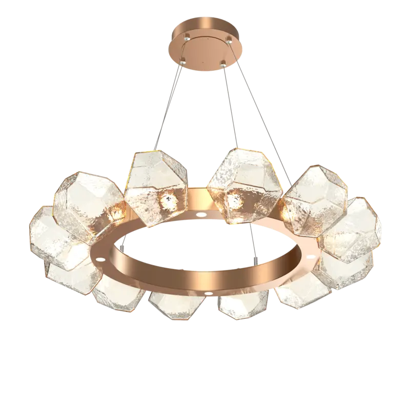 Gem Radial Ring Chandelier