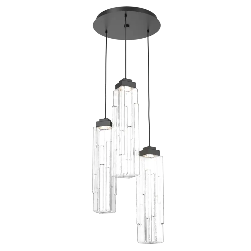 Ledgestone Round Pendant Chandelier