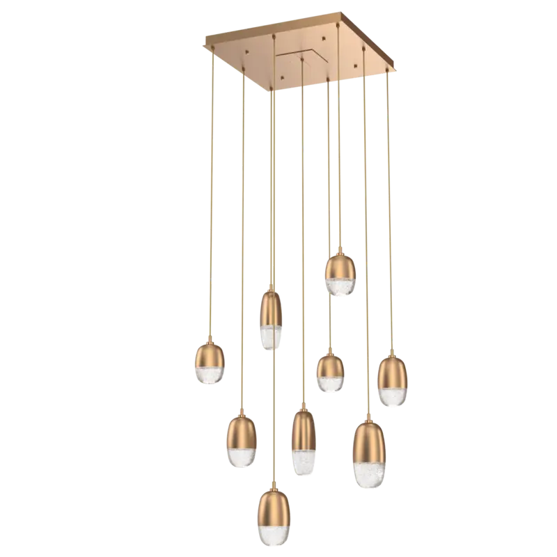Pebble Square Pendant Chandelier