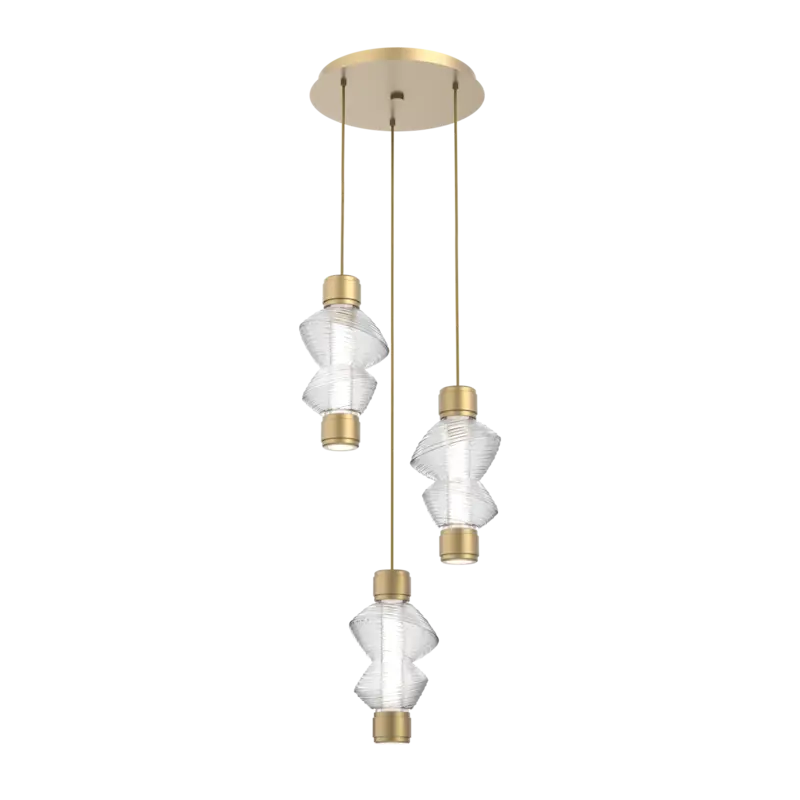 Mesa Mandrel Round Pendant Chandelier