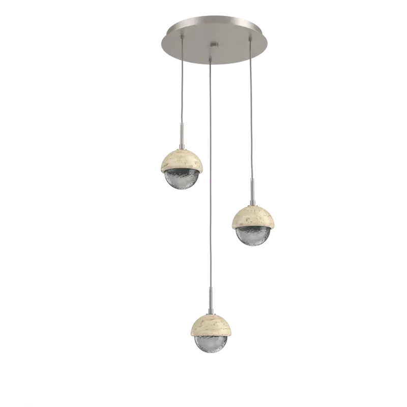 Cabochon Round Pendant Chandelier