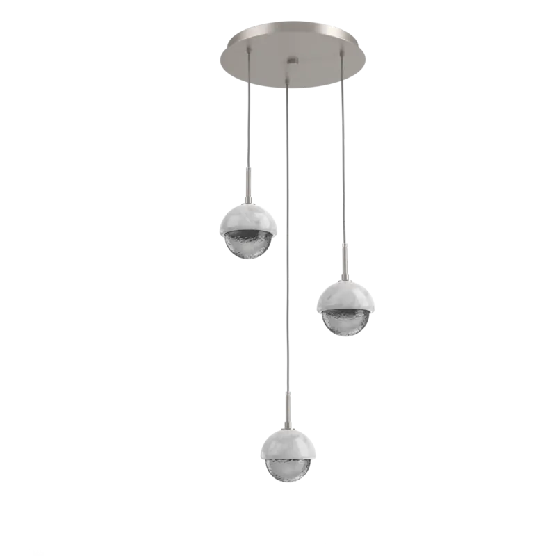 Cabochon Round Pendant Chandelier