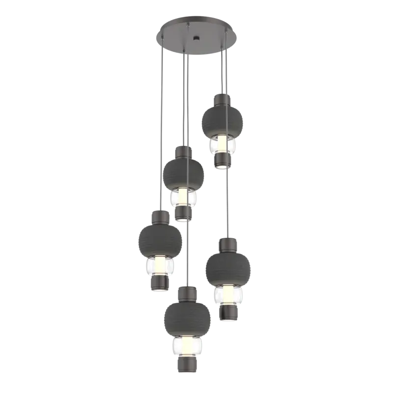 Torno Mandrel Round Pendant Chandelier