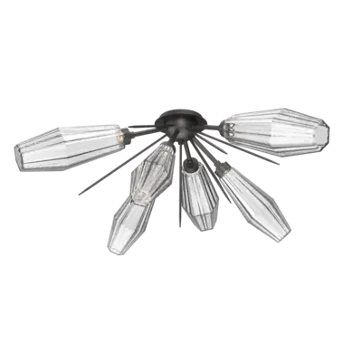 Aalto Half Starburst Flush Mount