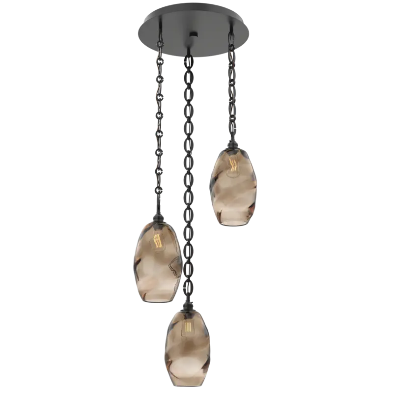 Ellisse Round Pendant Chandelier