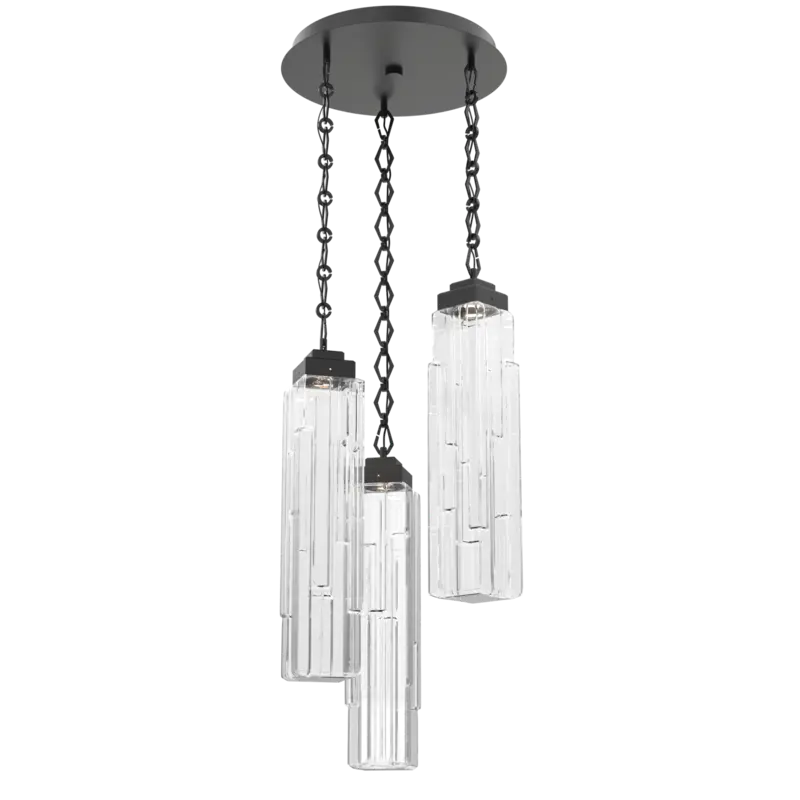 Ledgestone Round Pendant Chandelier