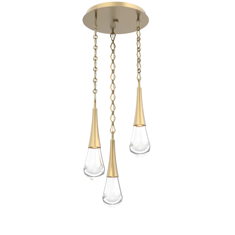 Raindrop Round Pendant Chandelier