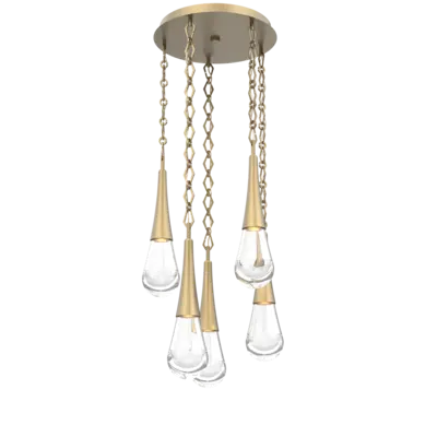 Raindrop Round Pendant Chandelier