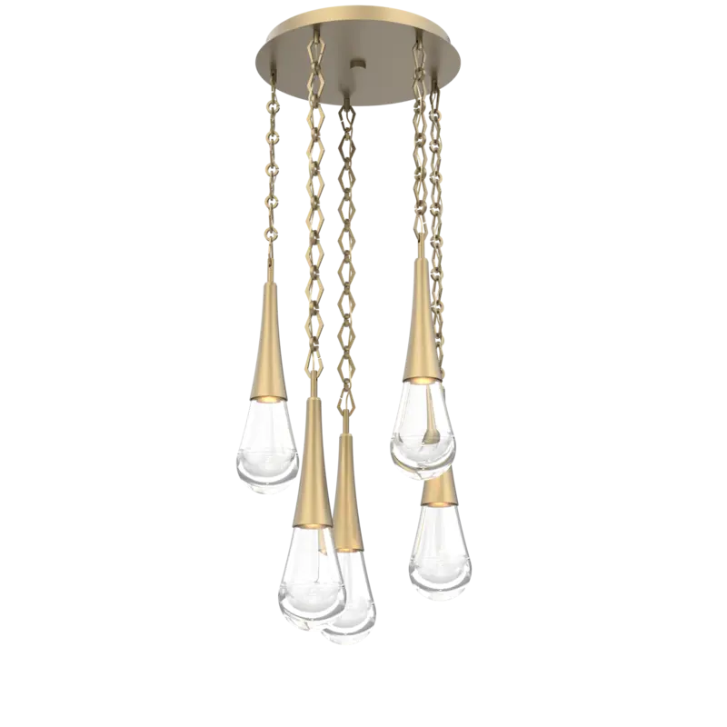 Raindrop Round Pendant Chandelier