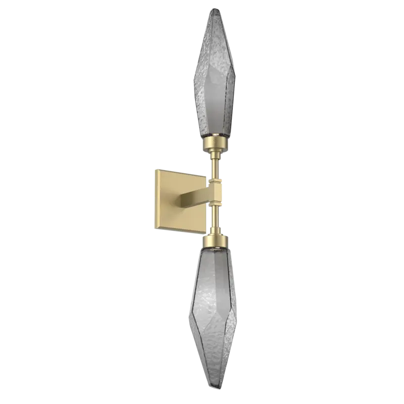 Rock Crystal Double Sconce
