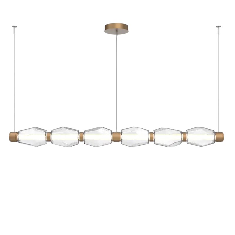 Gem Mandrel Chandelier
