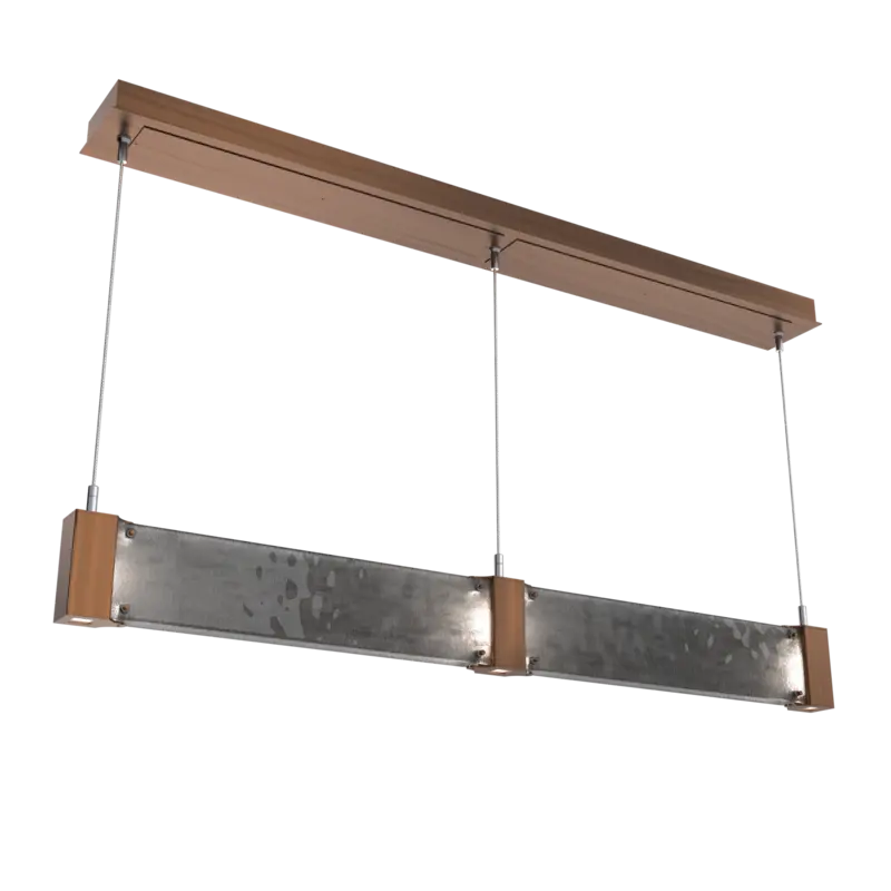 Parallel Straight Linear Chandelier