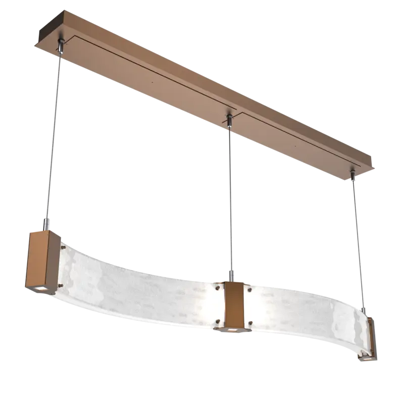 Parallel Curved Linear Chandelier