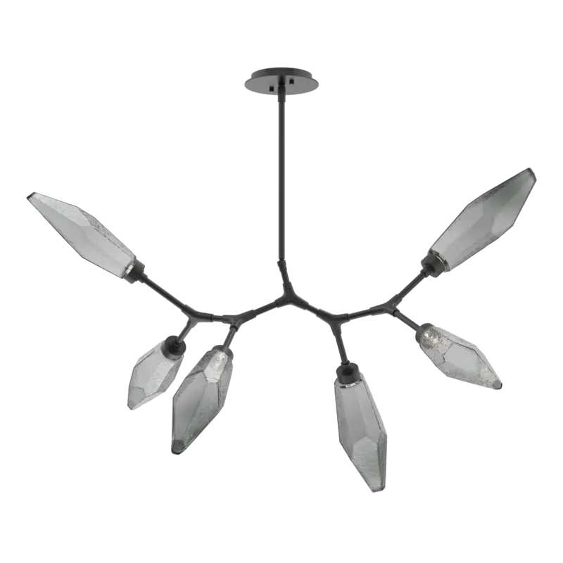 Rock Crystal Modern Branch Chandelier