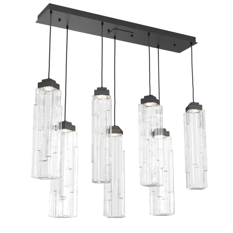 Ledgestone Linear Pendant Chandelier