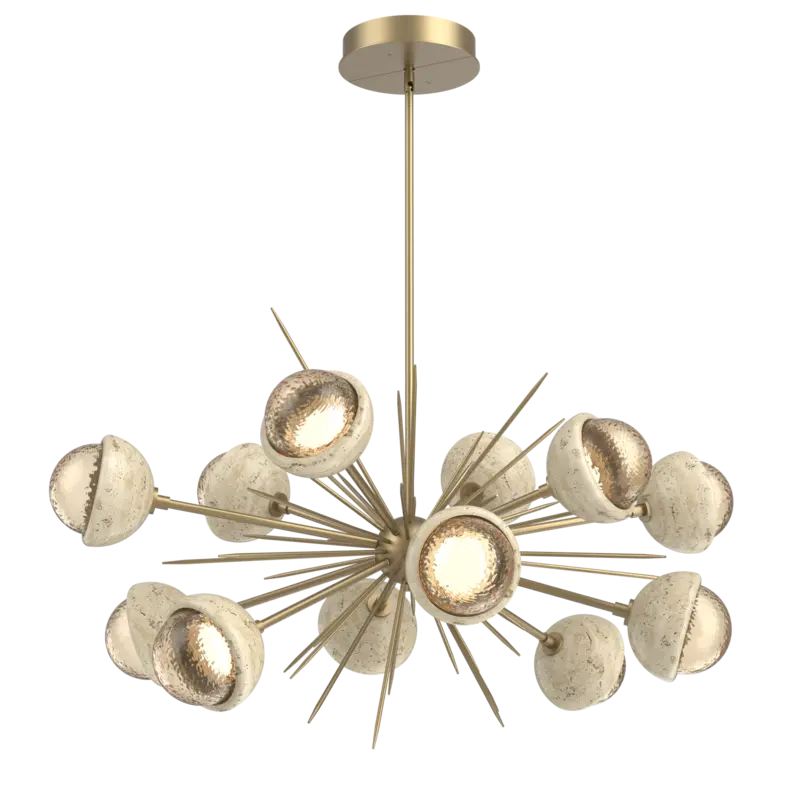 Cabochon Oval Starburst Chandelier
