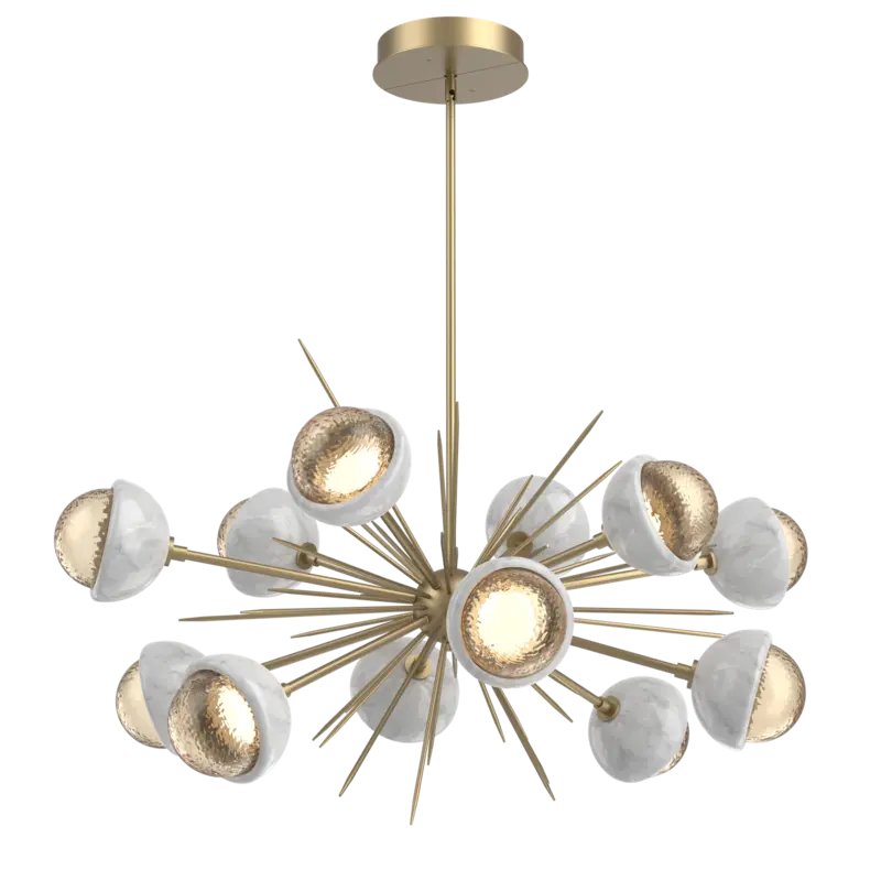 Cabochon Oval Starburst Chandelier