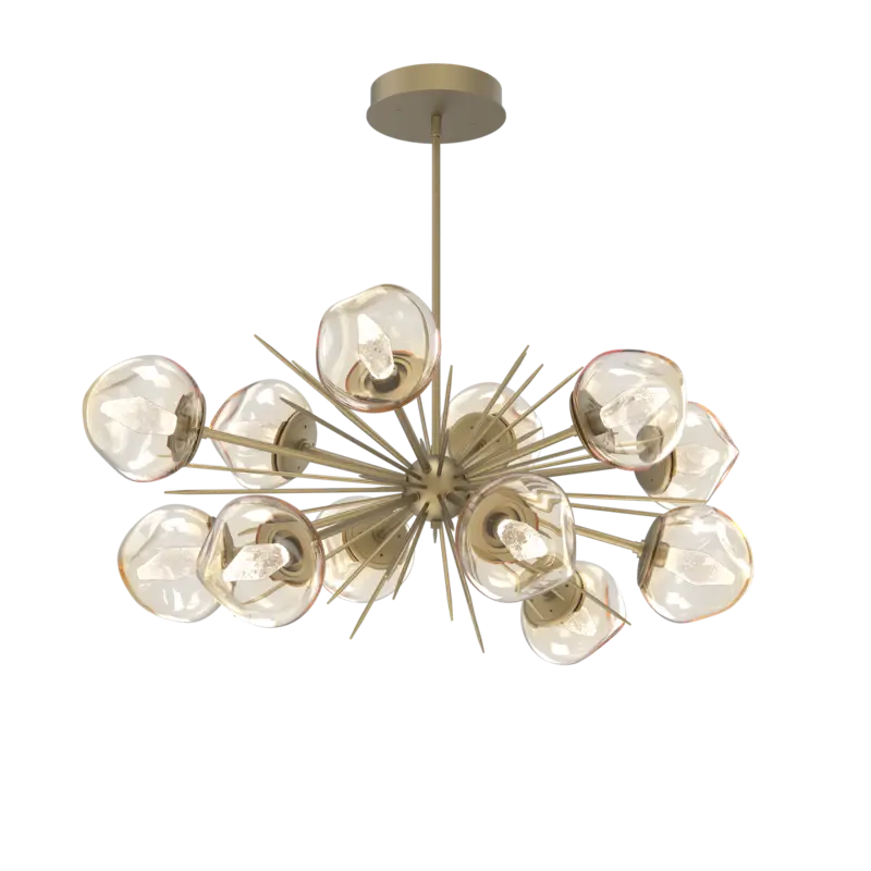 Luna Oval Starburst Chandelier
