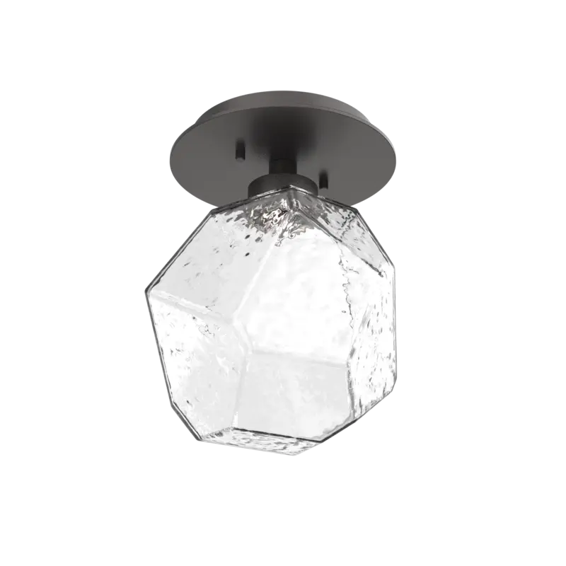 Gem Single Glass Sconce & Flush Mount