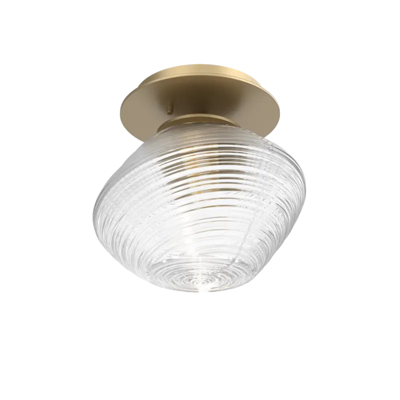 Mesa Single Glass Sconce & Flush Mount