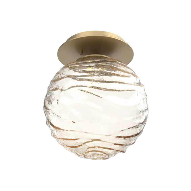 Gaia Single Glass Sconce & Flush Mount