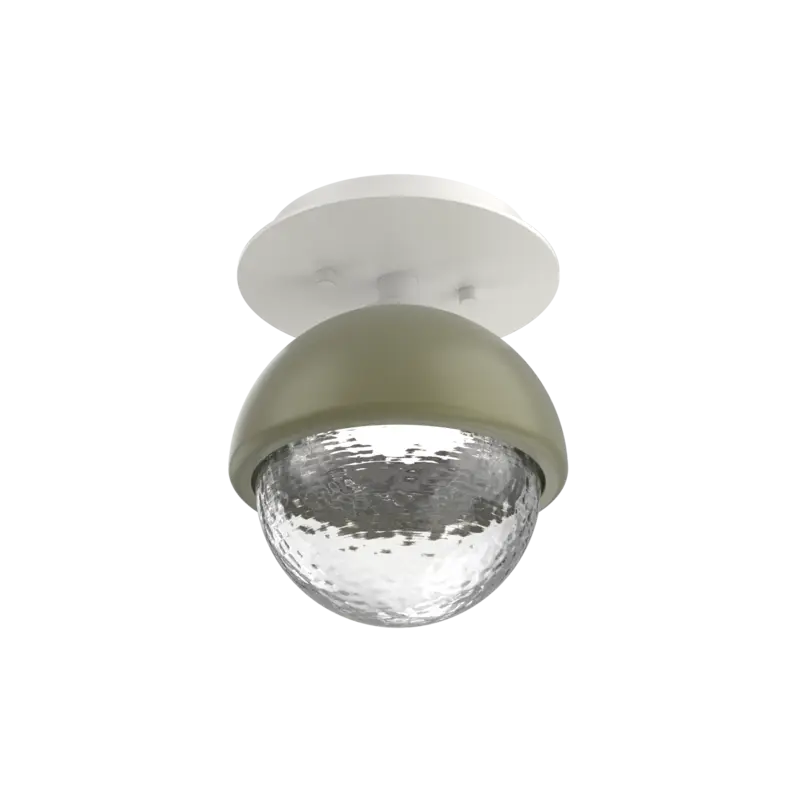 Cabochon Single Glass Sconce & Flush Mount