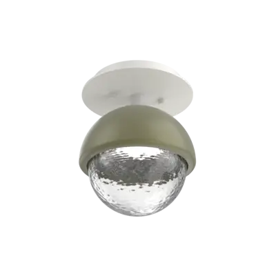 Cabochon Single Glass Sconce & Flush Mount