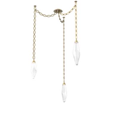 Rock Crystal Swag Chandelier